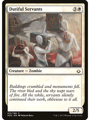 Dutiful Servants | Español | NM | HOU