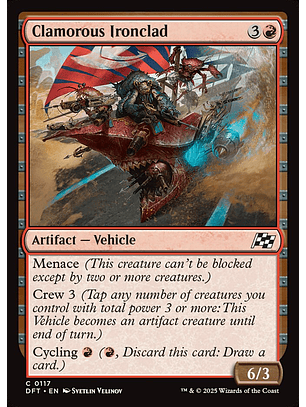 Clamorous Ironclad | Inglés | NM | DFT