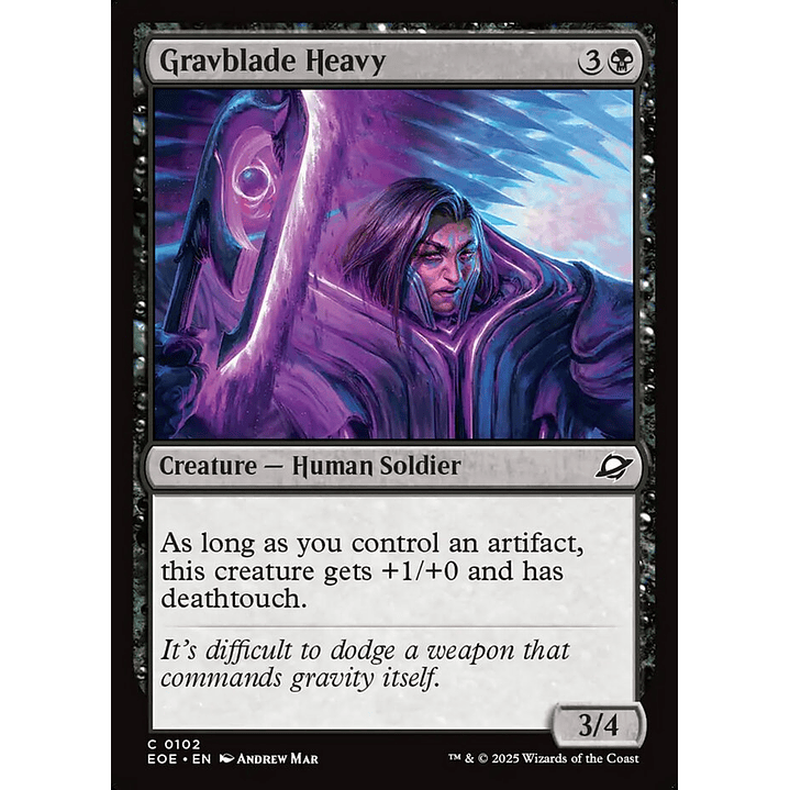 Gravblade Heavy | Inglés | NM | EOE 1