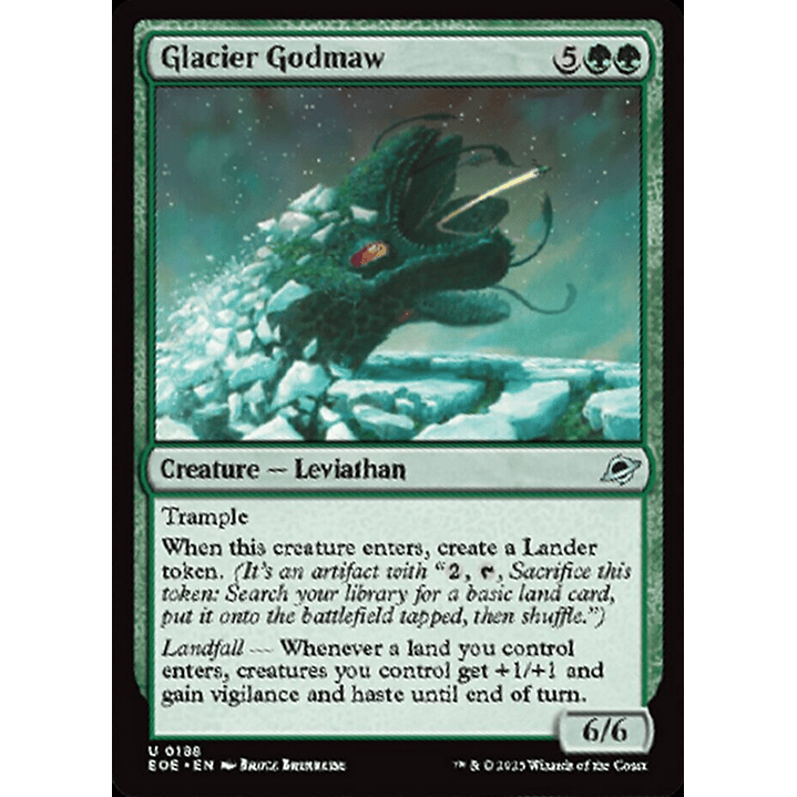 Glacier Godmaw | Inglés | NM | EOE 1