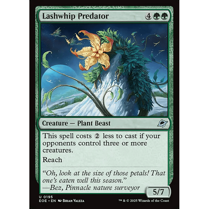 Lashwhip Predator | Inglés | NM | EOE 1