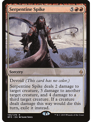 Serpentine Spike | Español | NM | BFZ
