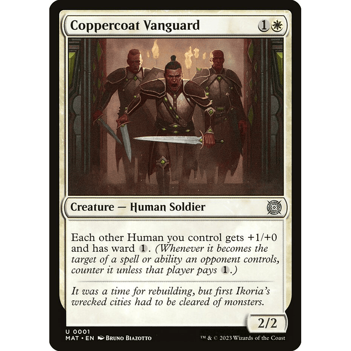 Coppercoat Vanguard | Inglés | NM | MAT 1