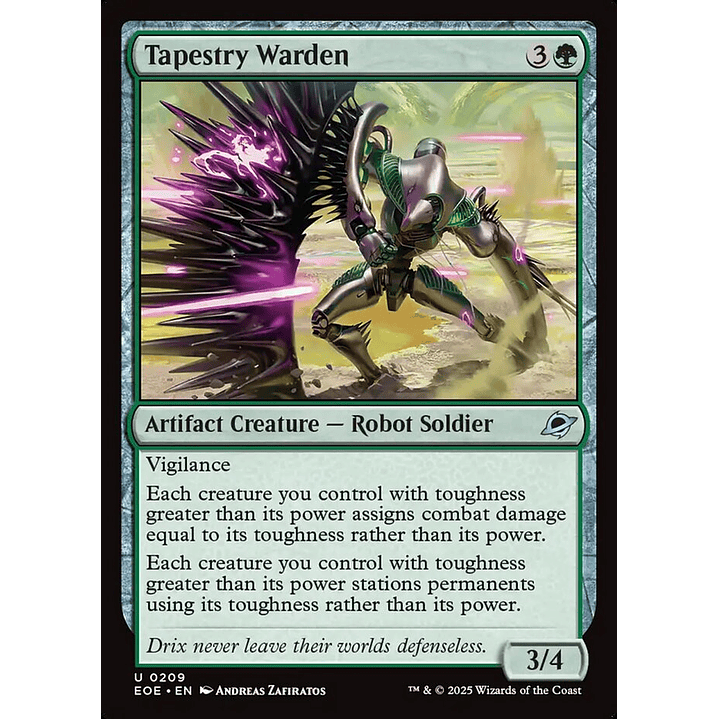 Tapestry Warden | Inglés | NM | EOE 1