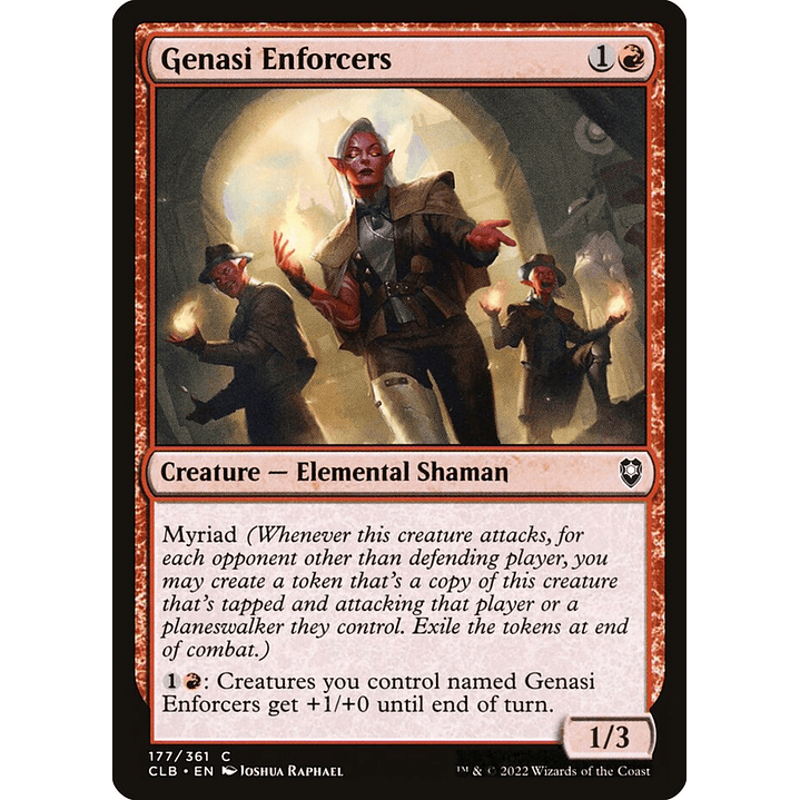 Genasi Enforcers | Español | NM | CLB 1
