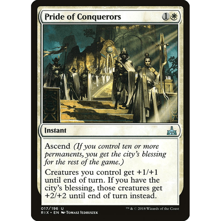 Pride of Conquerors | Inglés | NM | RIX 1
