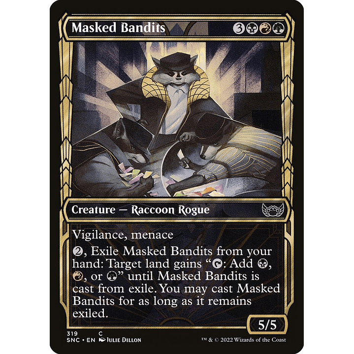 Masked Bandits (Showcase) | Español | NM | SNC 1