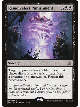 Remorseless Punishment | Inglés | NM | OGW