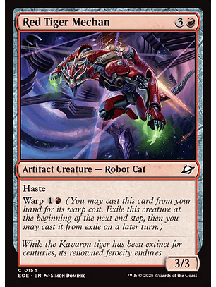 Red Tiger Mechan | Inglés | NM | EOE