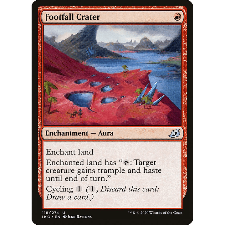 Footfall Crater | Español | NM | IKO 1