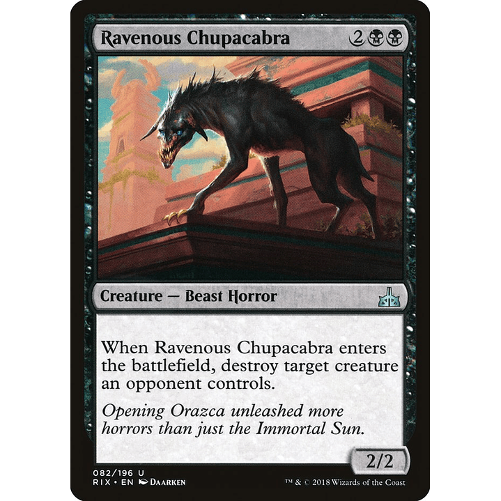 Ravenous Chupacabra | Español | NM | RIX 1