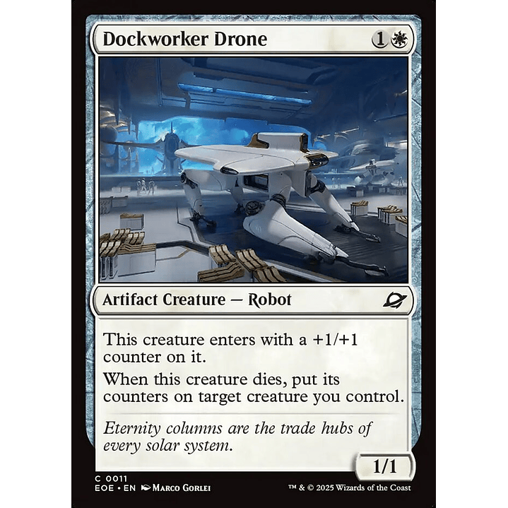 Dockworker Drone | Inglés | NM | EOE 1