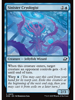 Sinister Cryologist | Inglés | NM | EOE