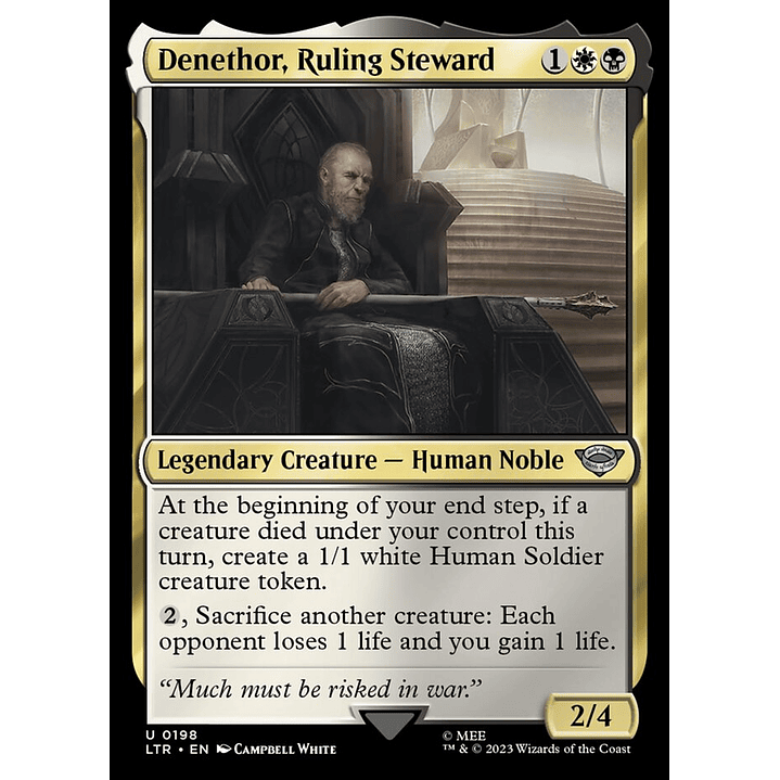 Denethor, Ruling Steward | Inglés | NM | LTR 1