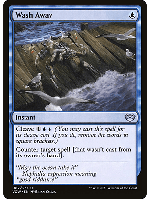 Wash Away | Inglés | NM | VOW