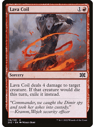 Lava Coil | Inglés | NM | 2X2