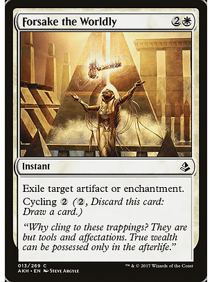 Forsake the Worldly | Español | NM | AKH