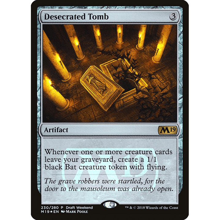Desecrated Tomb (foil) | Español | NM | PM19 1