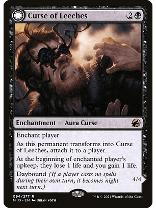Curse of Leeches // Leeching Lurker | Inglés | NM | MID
