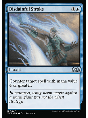 Disdainful Stroke | Inglés | NM | WOE