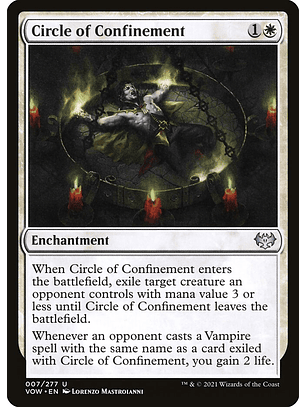Circle of Confinement | Inglés | NM | VOW