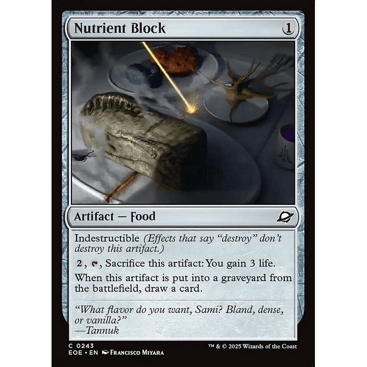 Nutrient Block | Inglés | NM | EOE 1