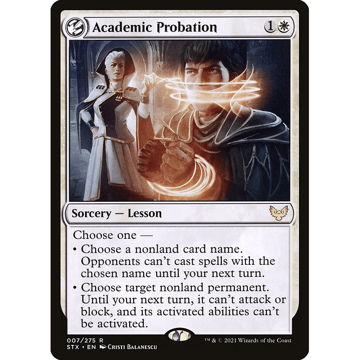 Academic Probation | Inglés | NM | STX 1