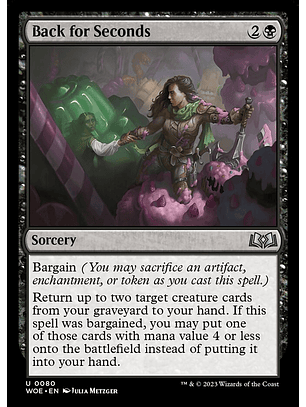 Back for Seconds | Inglés | NM | WOE