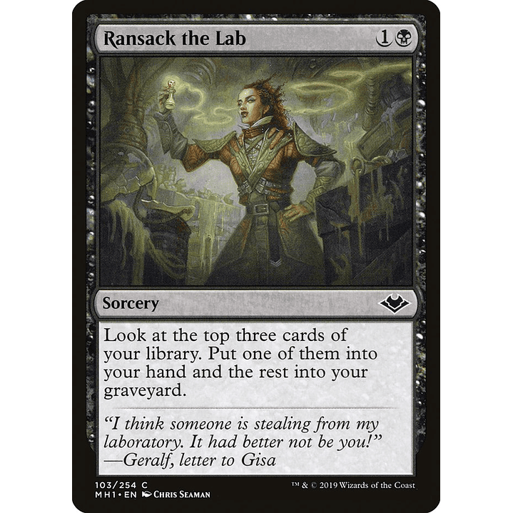 Ransack the Lab | Inglés | NM | MH1 1