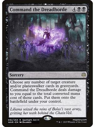 Command the Dreadhorde | Inglés | NM | WAR