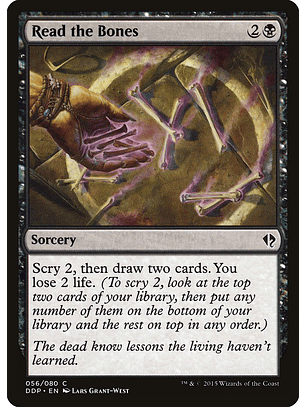 Read the Bones | Inglés | NM | DDP