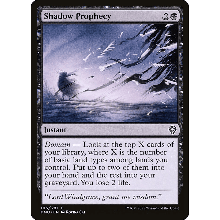 Shadow Prophecy | Inglés | NM | DMU 1