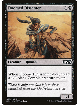 Doomed Dissenter | Inglés | NM | M19