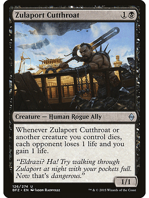 Zulaport Cutthroat | Inglés | NM | BFZ