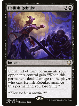 Hellish Rebuke | Inglés | NM | AFC