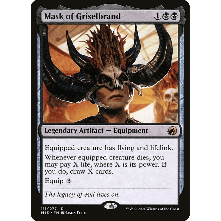 Mask of Griselbrand | Inglés | NM | MID 1