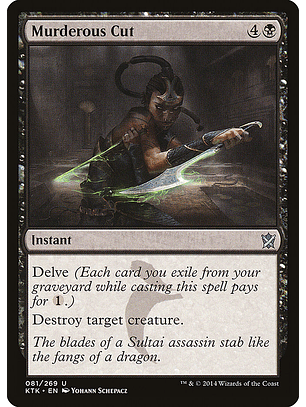 Murderous Cut | Inglés | NM | KTK