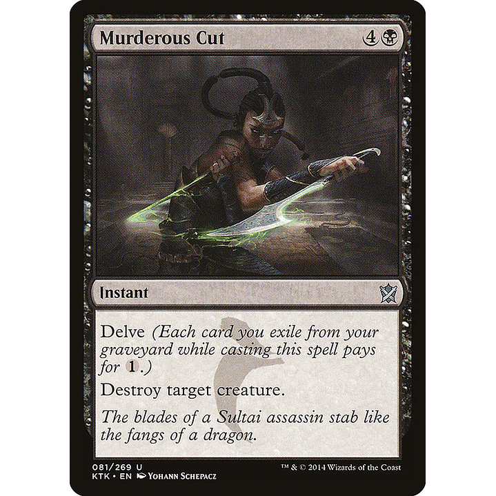 Murderous Cut | Inglés | NM | KTK 1