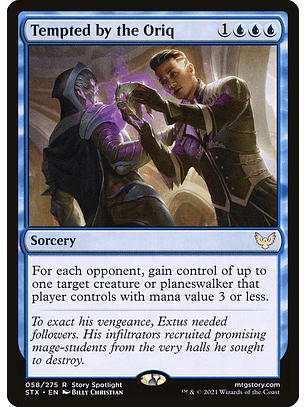 Tempted by the Oriq | Español | NM | STX