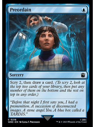 Preordain | Inglés | NM | WHO