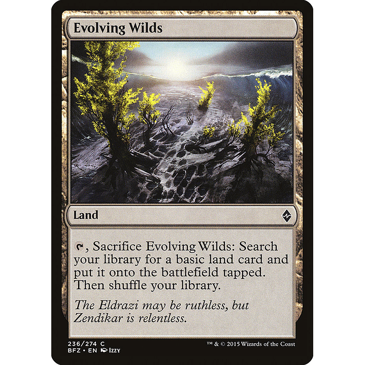 Evolving Wilds | Español | NM | BFZ 1