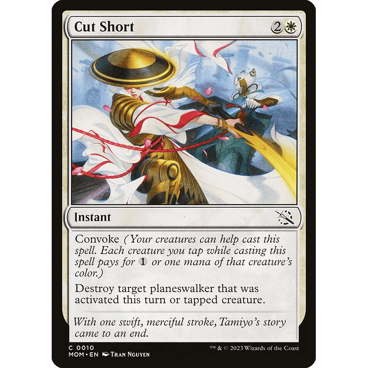 Cut Short (foil) | Inglés | NM | MOM 1