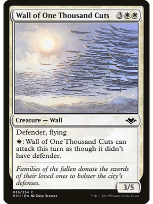 Wall of One Thousand Cuts | Español | NM | MH1