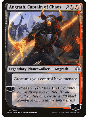 Angrath, Captain of Chaos | Japonés | NM | WAR