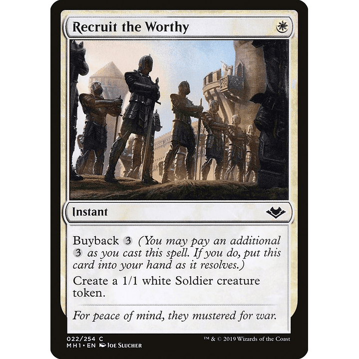 Recruit the Worthy | Español | NM | MH1 1