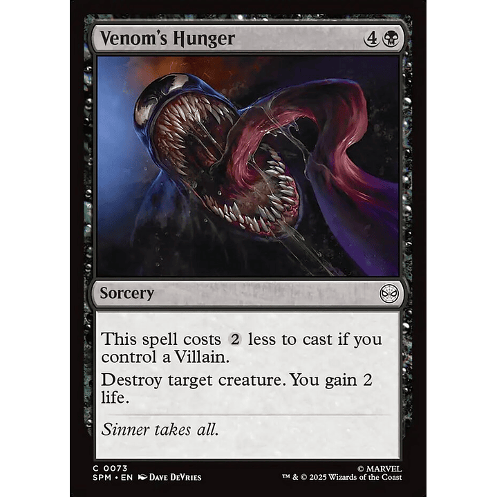 Venom's Hunger (foil) | Inglés | NM | SPM 1