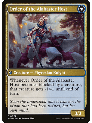 Order of the Mirror // Order of the Alabaster Host (foil) | Inglés | NM | MOM