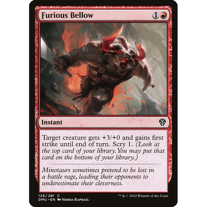 Furious Bellow (foil) | Inglés | NM | DMU 1