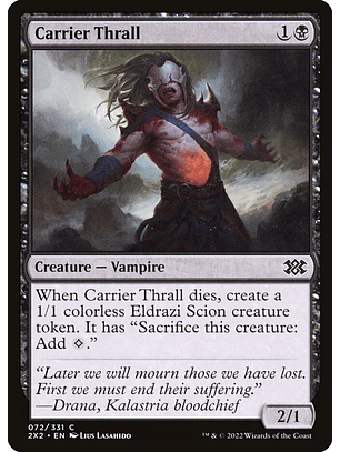 Carrier Thrall (foil) | Inglés | NM | 2X2