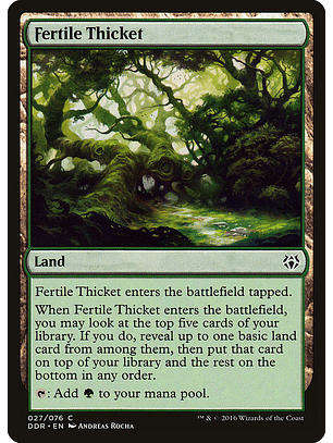 Fertile Thicket | Inglés | NM | DDR